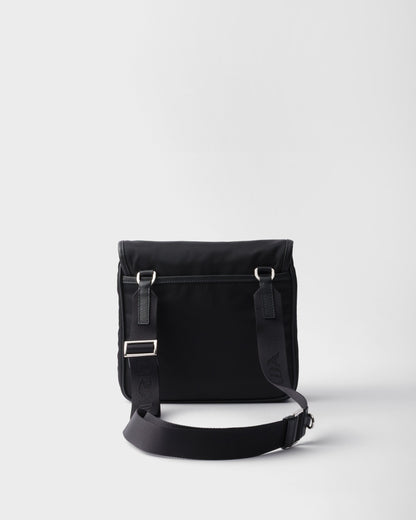 Sac porté épaule en Re-Nylon et cuir Saffiano - #13