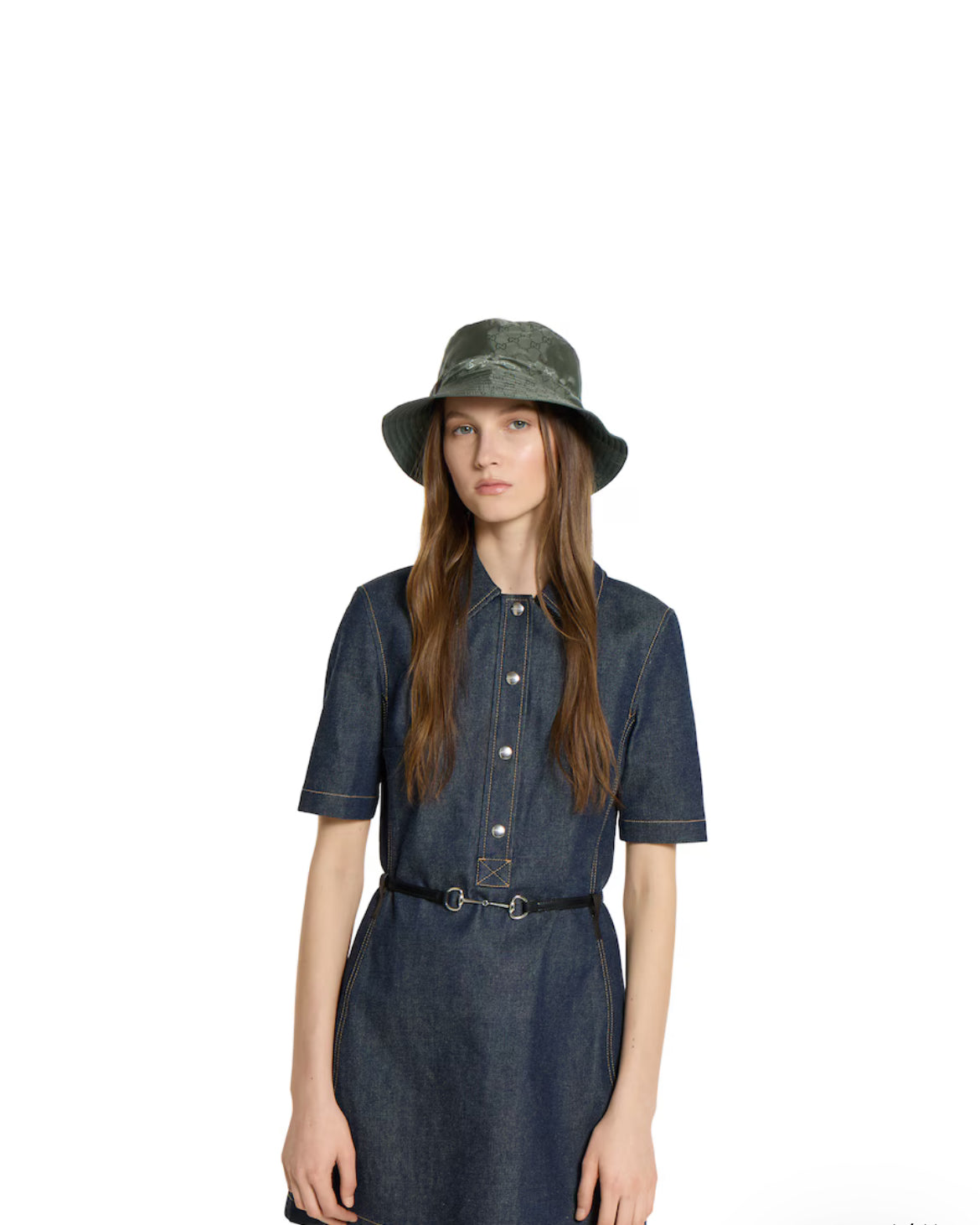 Chapeau bob réversible en nylon GG - GUCC° casquette (2)
