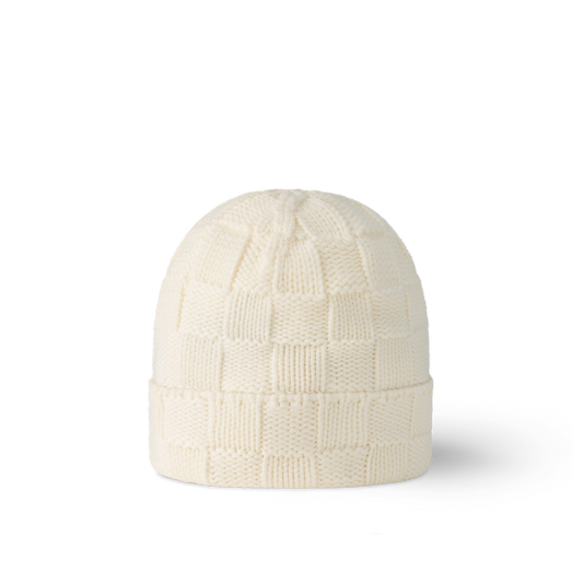 Bonnet et Écharpe Écharpe Damier Snug Crème