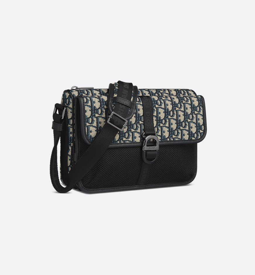 Sac bandoulière DI°R 8 Noir et Beige