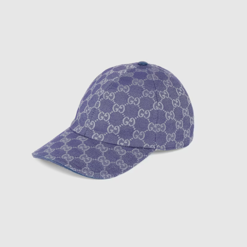 Casquette en toile GG Bleue