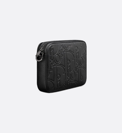 Triple Pouch Saddle Cuir