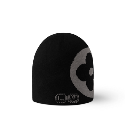 Bonnet et Écharpe L°V Fit Monogram Noir