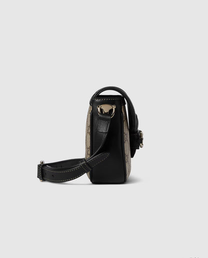 Sac à épaule GUCC° Horsebit 1955 Soft petit format - #4