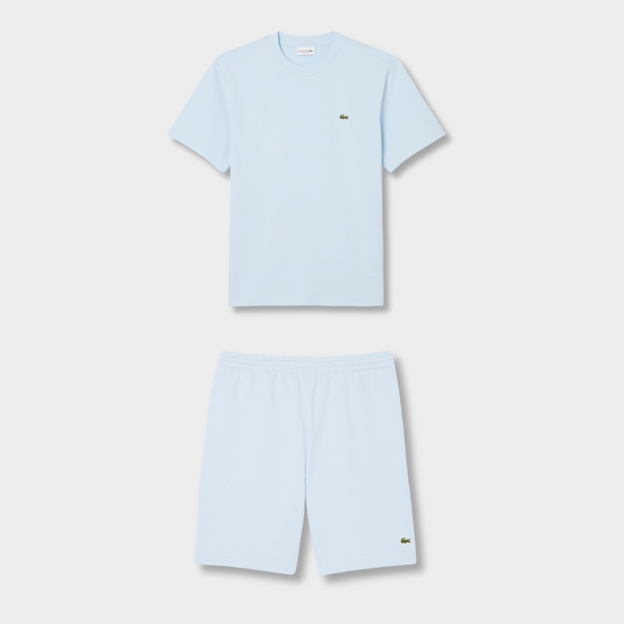 Ensemble short/t-shirt Lac*ste Bleu pâle