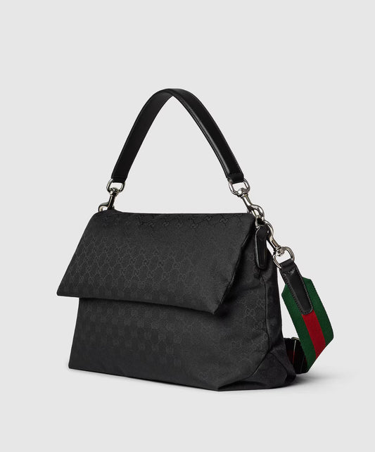 Sac à bandoulière en toile GG grand format - #1