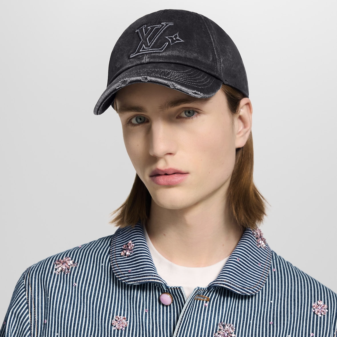 Casquette L°V Denim Washed - CASQUETTES (2)