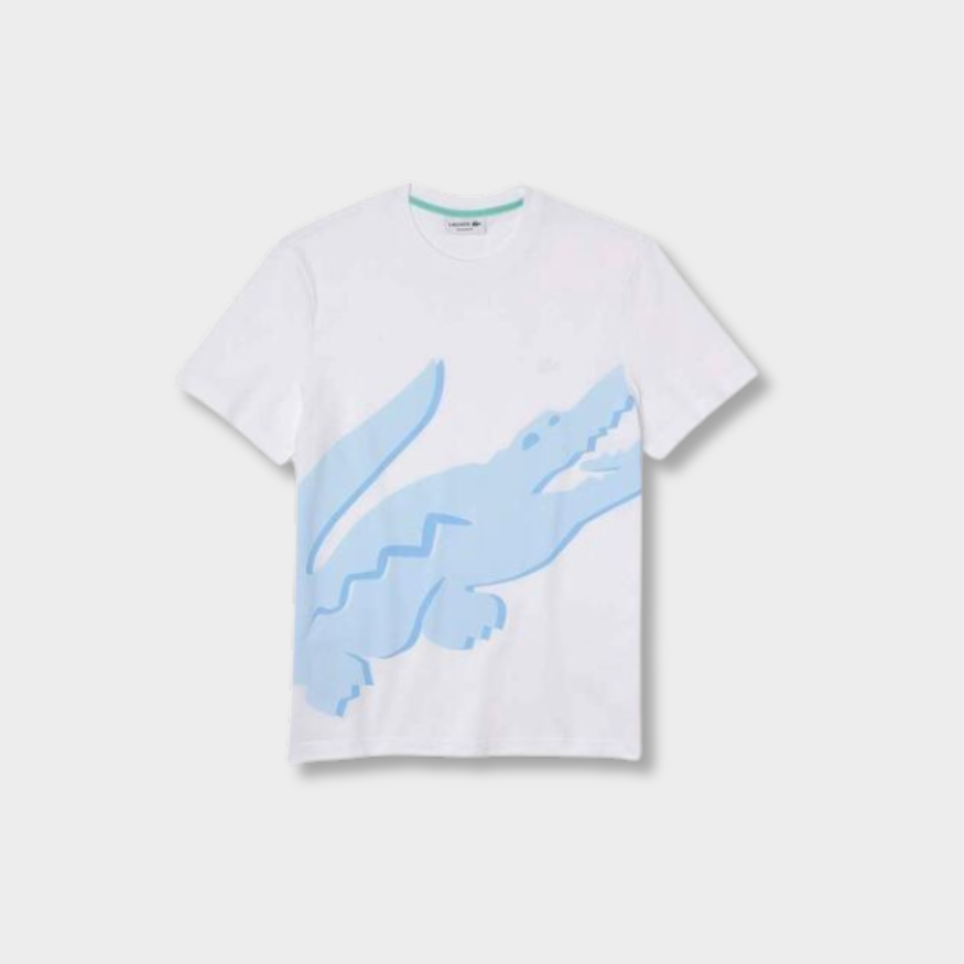 Ensemble short/t-shirt Lac*ste Bleu et blanc