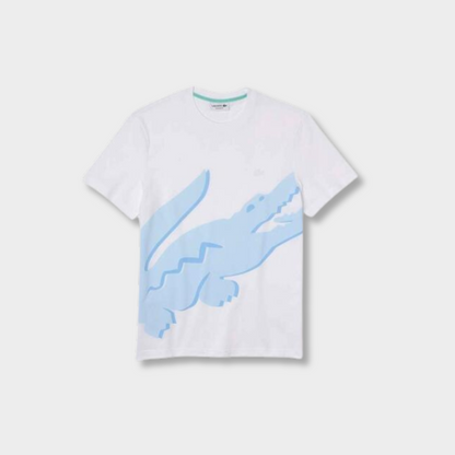 Ensemble short/t-shirt Lac*ste Bleu et blanc