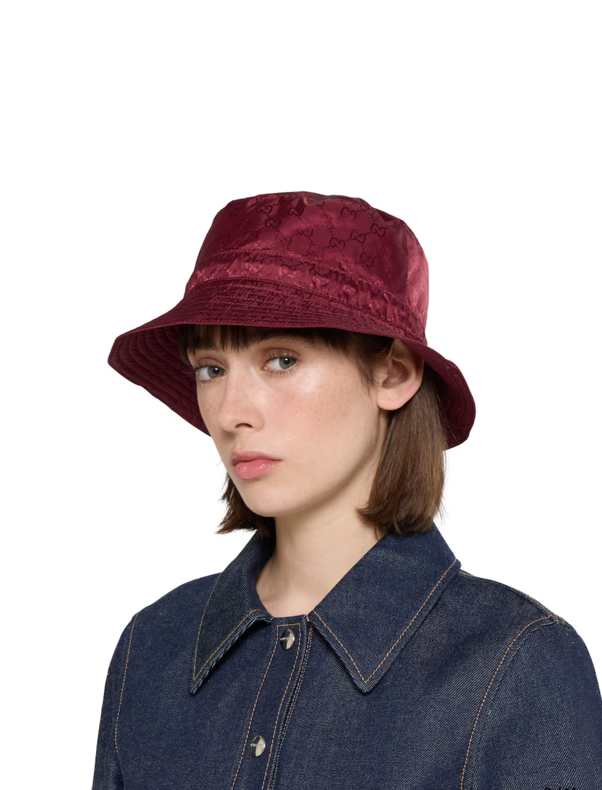 Chapeau bob réversible en nylon GG - GUCC° casquette