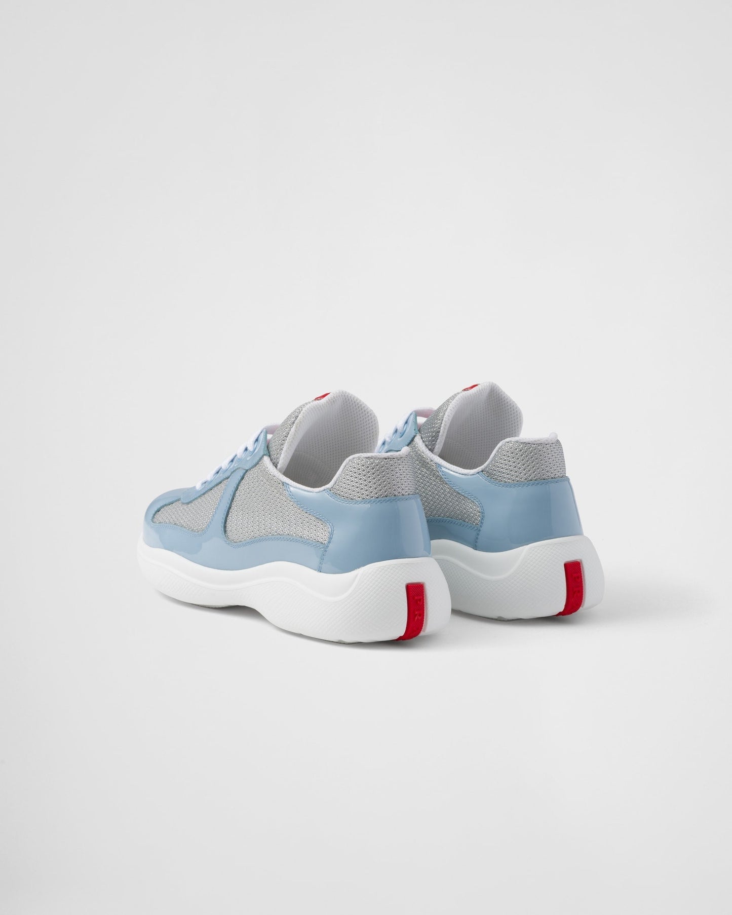 Baskets PRDA America’s Cup en tissu Bike bleu ciel