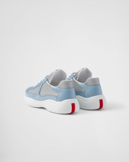 Baskets PRDA America’s Cup en tissu Bike bleu ciel