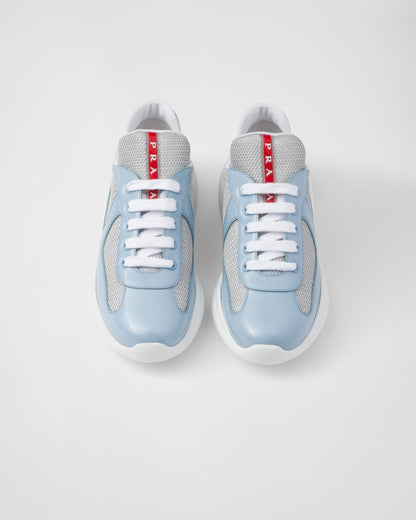 Baskets PRDA America’s Cup en tissu Bike bleu ciel