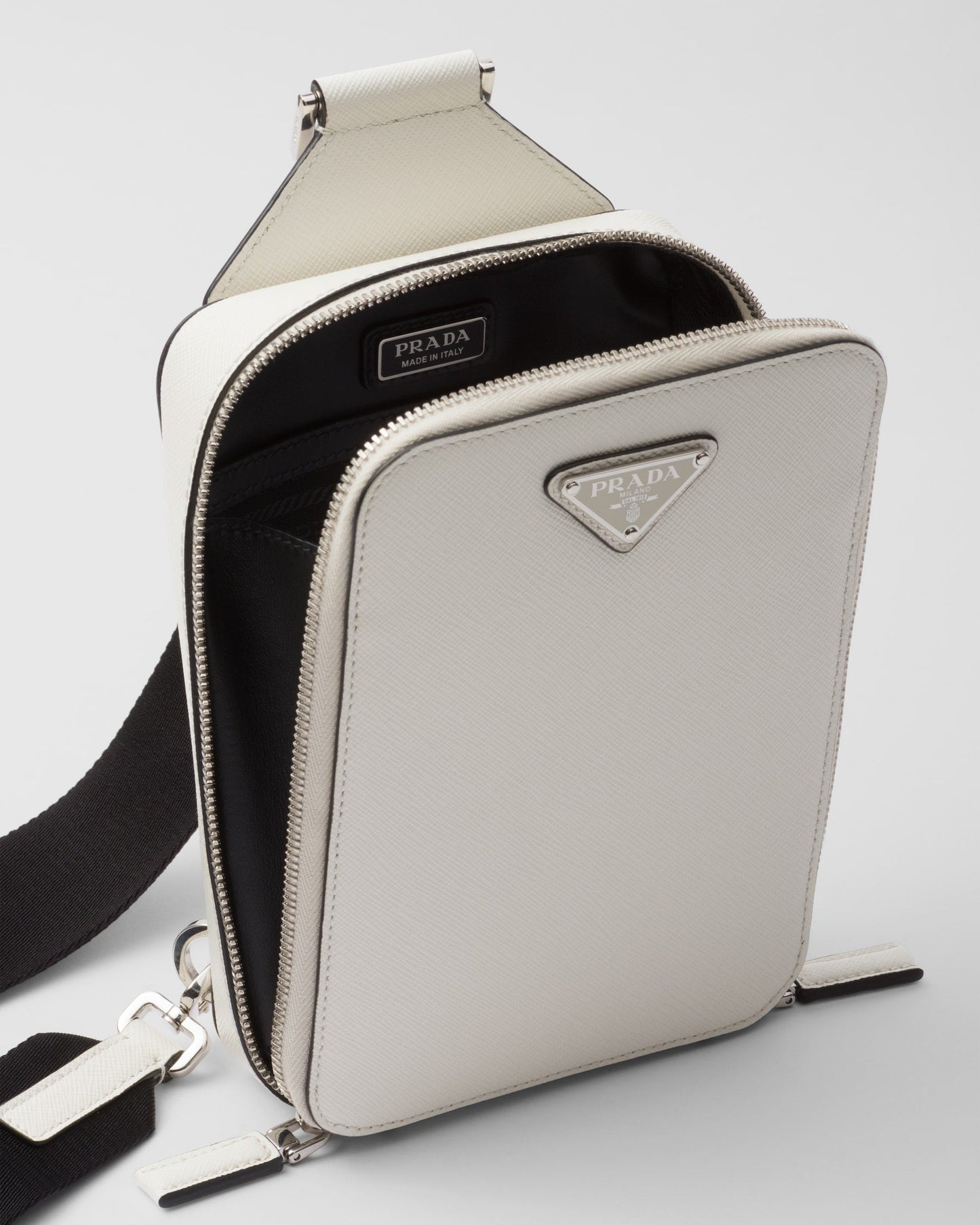 Sac PRDA Brique en cuir Saffiano - #1