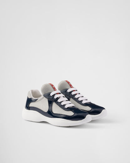 Baskets PRDA America’s Cup en tissu Bike bleu roi