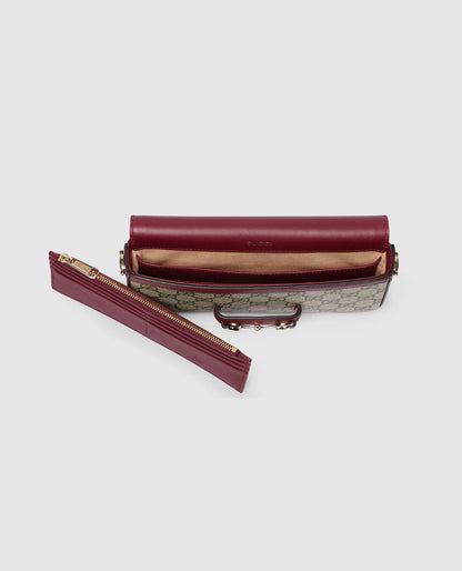Sac à épaule GUCC° Horsebit 1955 Soft petit format - #1