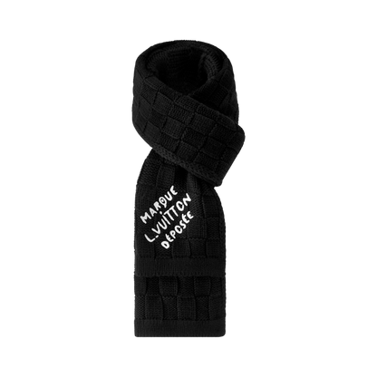 Bonnet et Écharpe Écharpe Damier Snug Noir