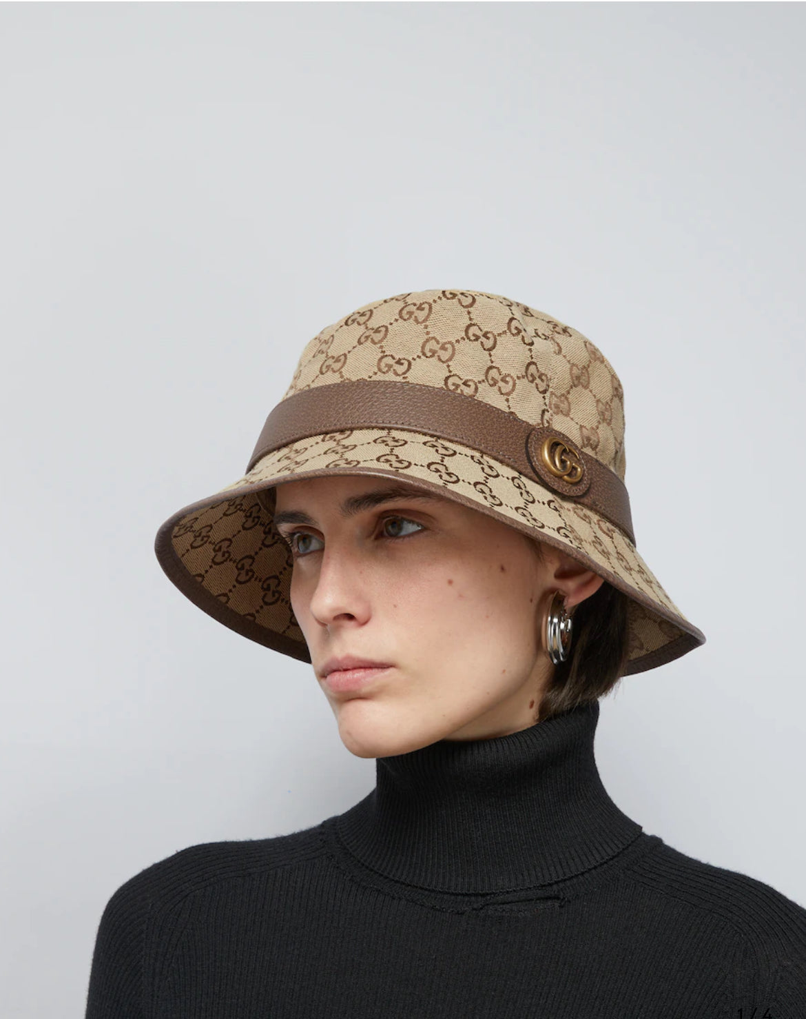 Chapeau bob en toile GG - GUCC° casquette (2)