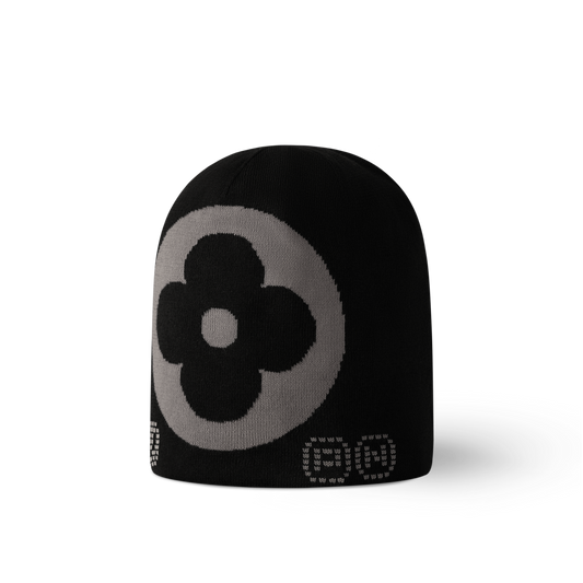 Bonnet et Écharpe L°V Fit Monogram Noir
