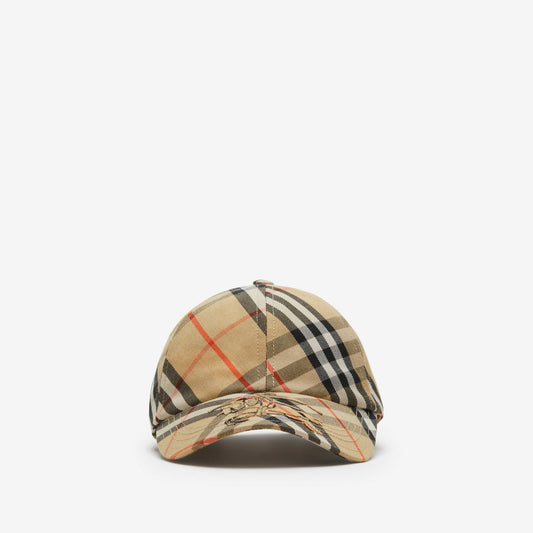 Casquette de baseball en sergé Check EKD