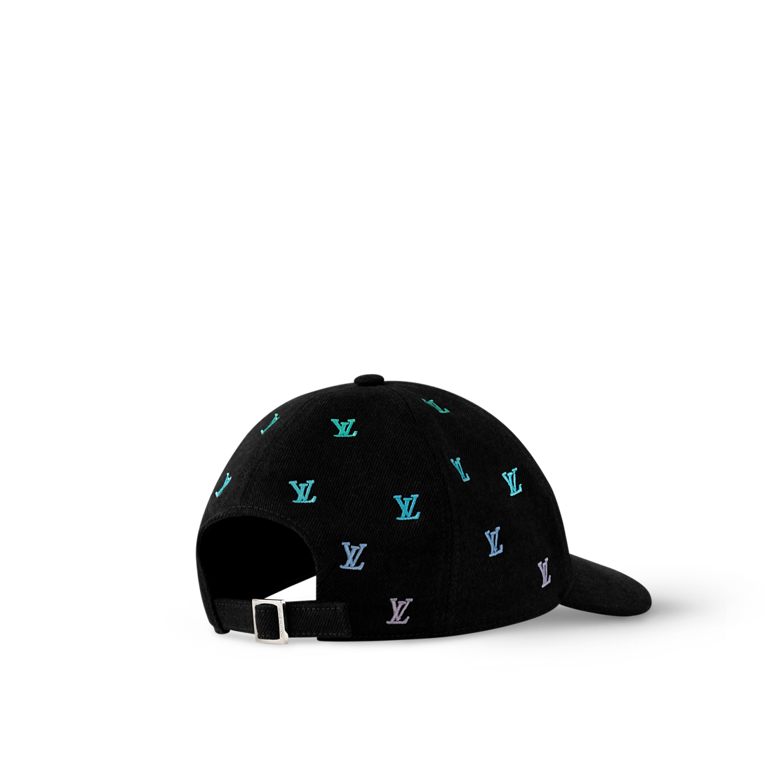 Casquette L°V Blason Shading Denim