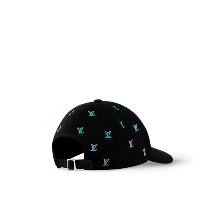 Casquette L°V Blason Shading Denim