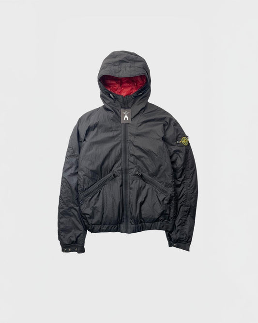 ST°NE ISLAND mesh badge goose down jacket / doudoune