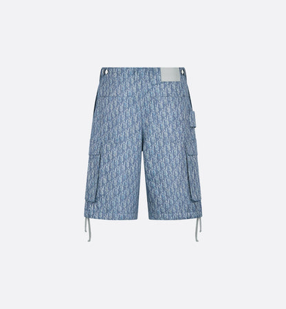 Bermuda cargo DI°R Oblique
Twill de coton mélangé bleu