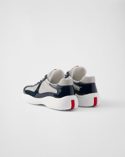 Baskets PRDA America’s Cup en tissu Bike bleu roi