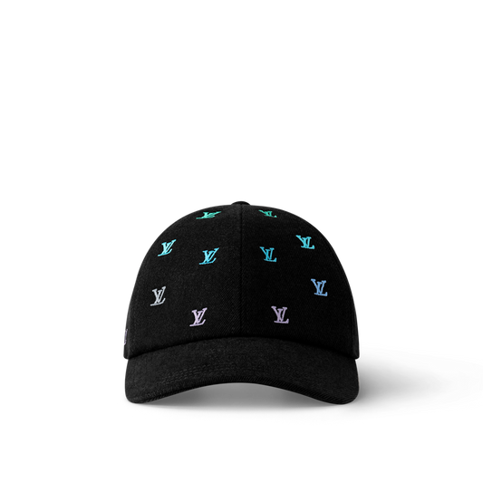 Casquette L°V Blason Shading Denim