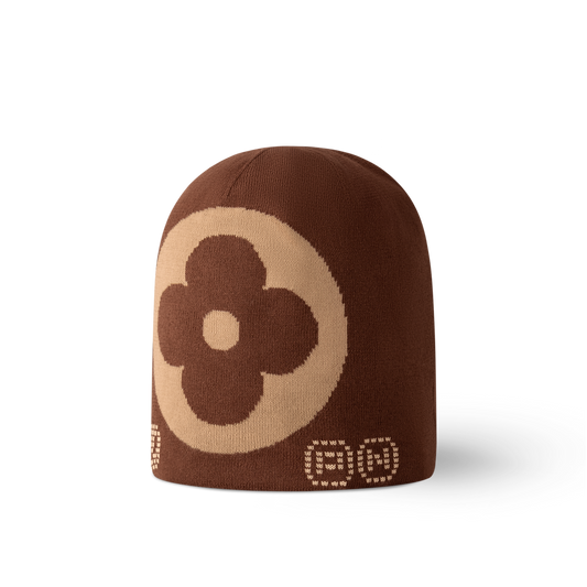 Bonnet L°V Fit Monogram Marron