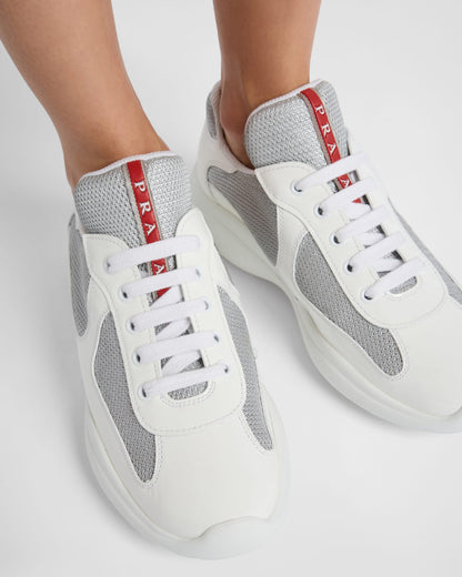 Baskets PRDA America’s Cup en tissu Bike blanc