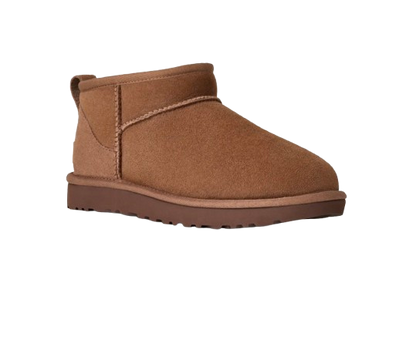 U°G Femme Botte Classic Ultra Mini Marron