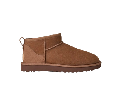 U°G Femme Botte Classic Ultra Mini Marron