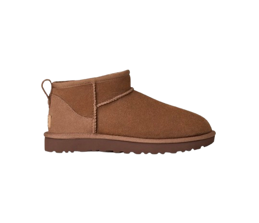 U°G Femme Botte Classic Ultra Mini Marron