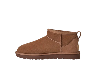 U°G Femme Botte Classic Ultra Mini Marron