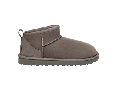 U°G Femme Botte Classic Ultra Mini Gris
