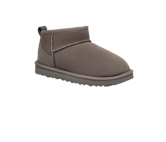 U°G Femme Botte Classic Ultra Mini Gris