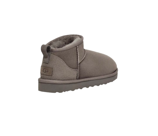 U°G Femme Botte Classic Ultra Mini Gris