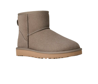 Femme Botte Classic Mini II Gris Galet
