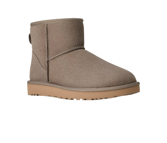 Femme Botte Classic Mini II Gris Galet
