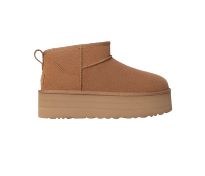 U°G Botte Classic Ultra Mini à plateforme  Marron