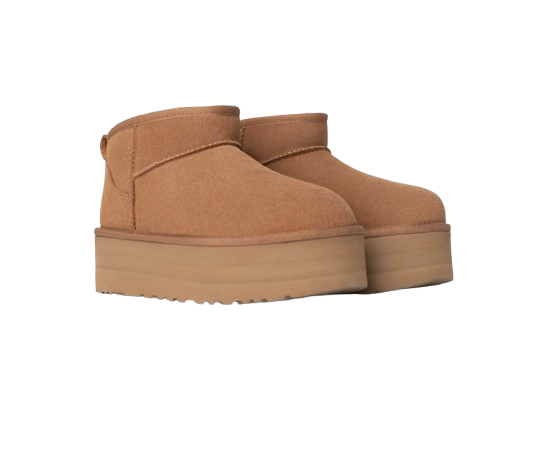 U°G Botte Classic Ultra Mini à plateforme  Marron