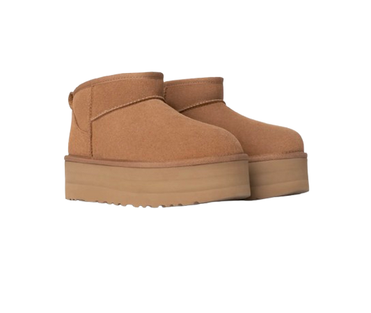 U°G Botte Classic Ultra Mini à plateforme  Marron
