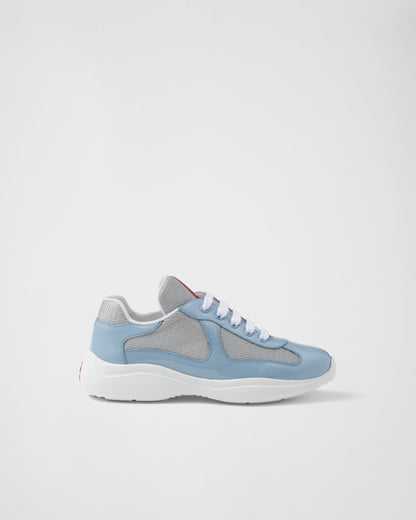 Baskets PRDA America’s Cup en tissu Bike bleu ciel