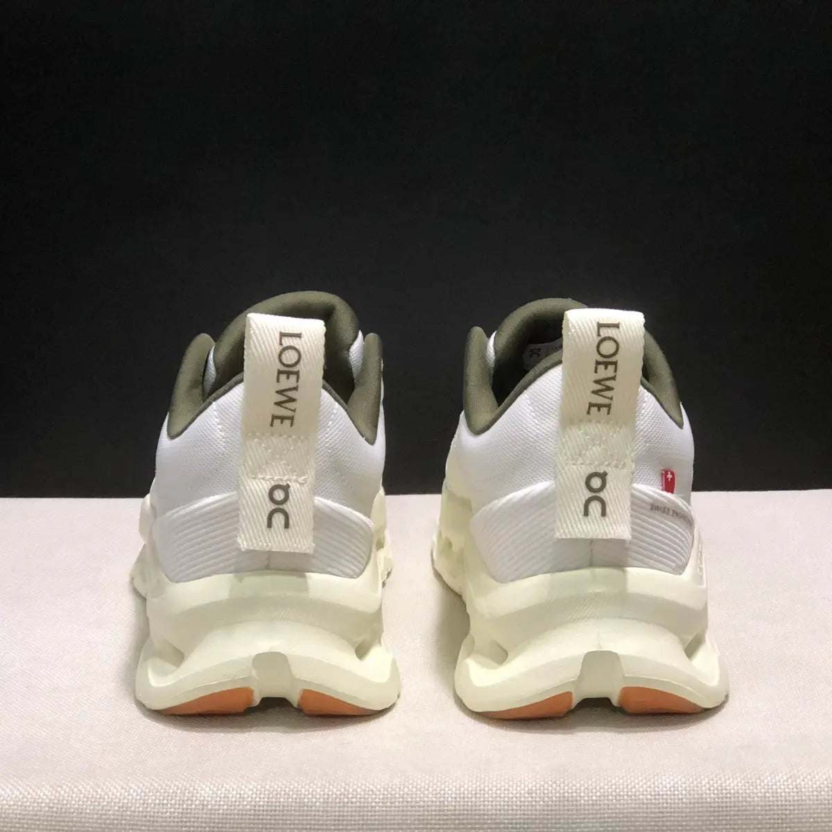 On Cloud × L°EWE — Cloudtilt White Kaki