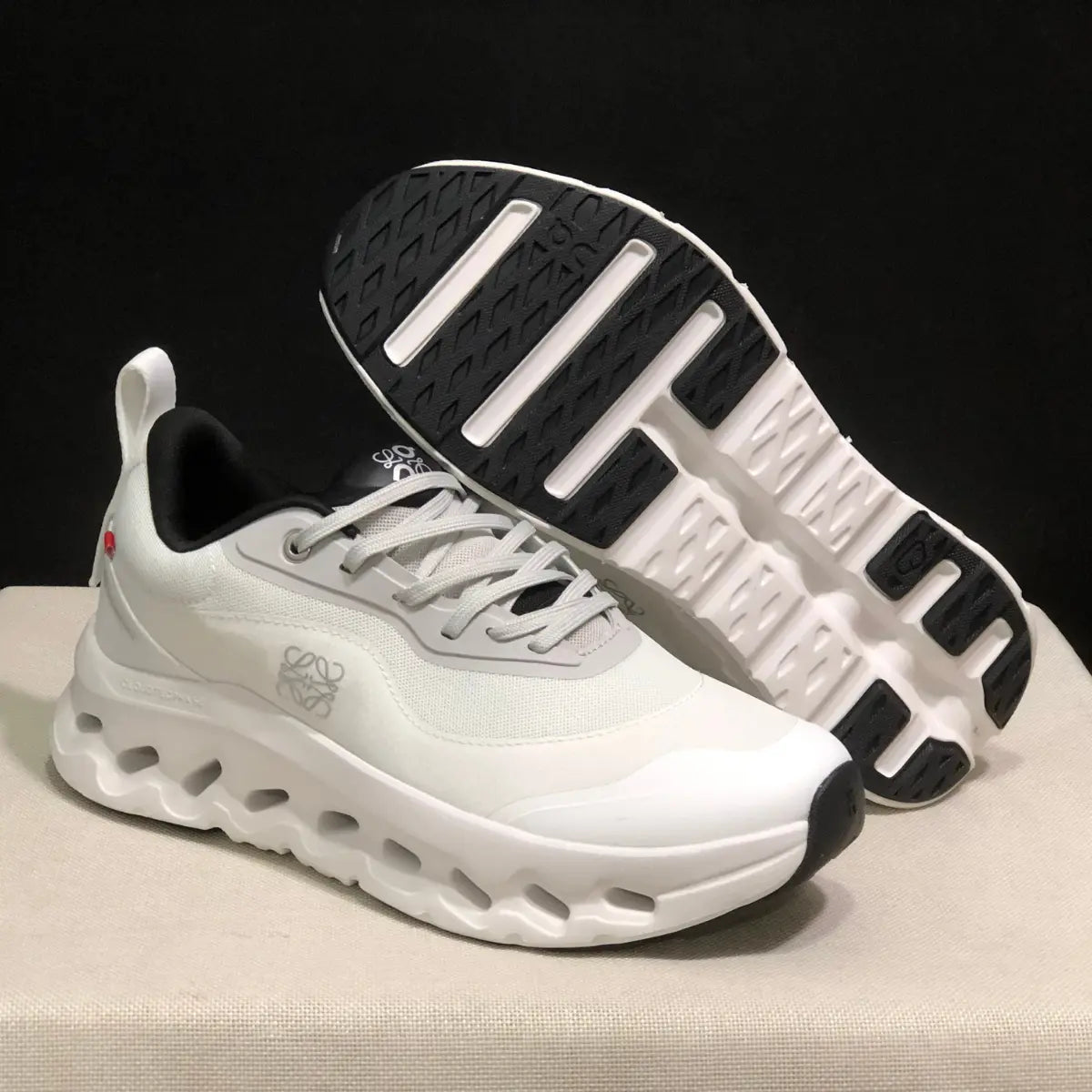 On Cloud × L°EWE — Cloudtilt White and Black