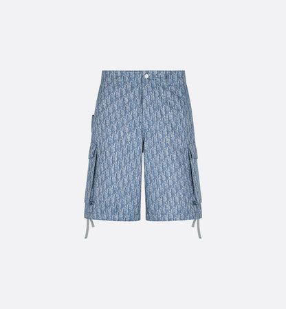 Bermuda cargo DI°R Oblique
Twill de coton mélangé bleu