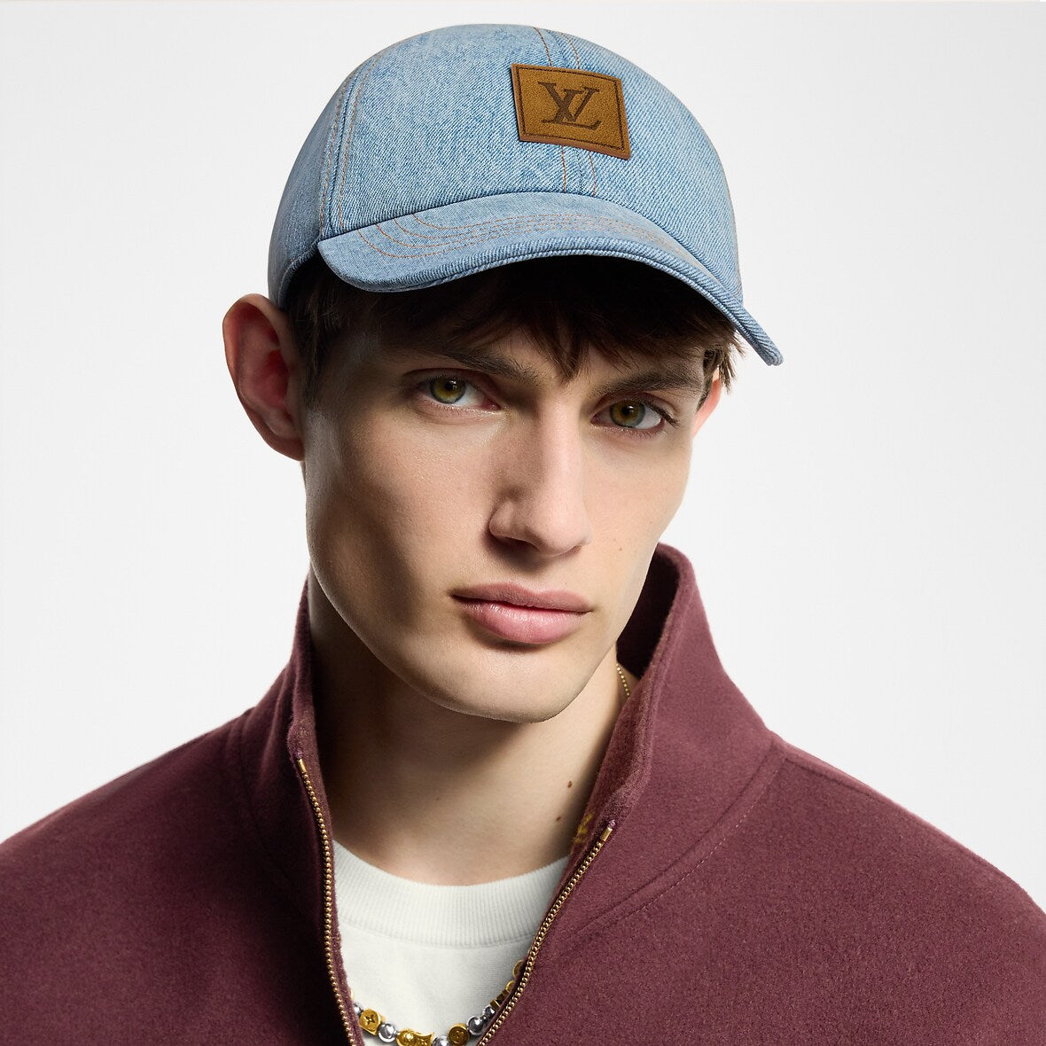 Casquette en denim L°V Staples