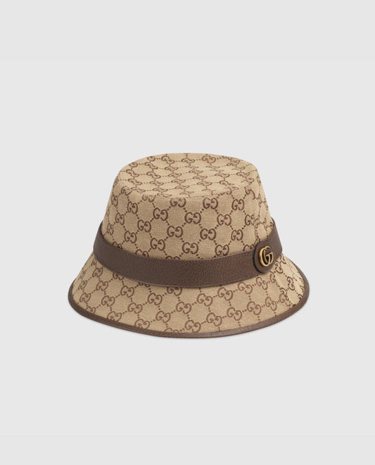 Chapeau bob en toile GG - GUCC° casquette (2)